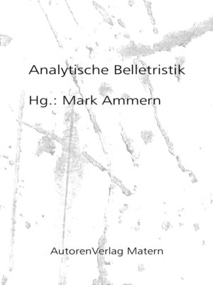 cover image of Analytische Belletristik
